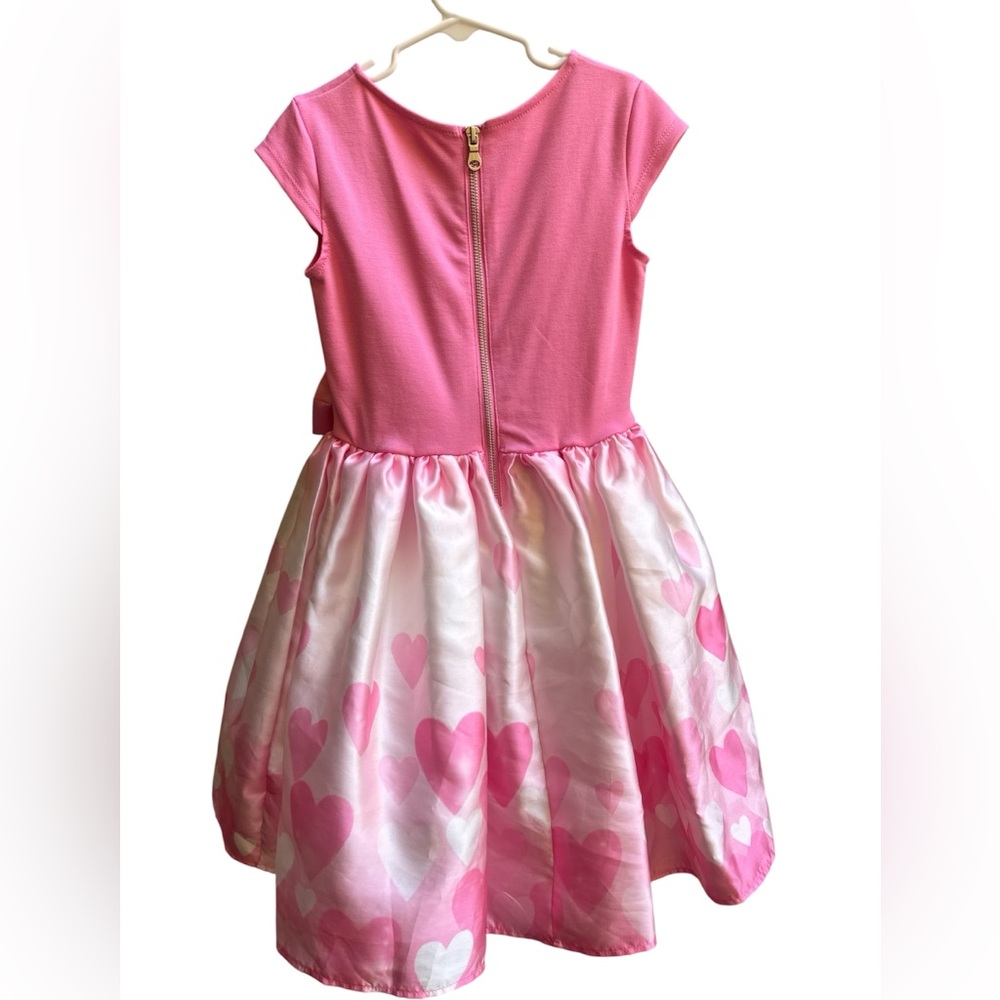 H&M Girls White & Pink Heart Dress 6X/7 | Easter, Valentine’s, Birthday Outfit - Picture 6 of 8